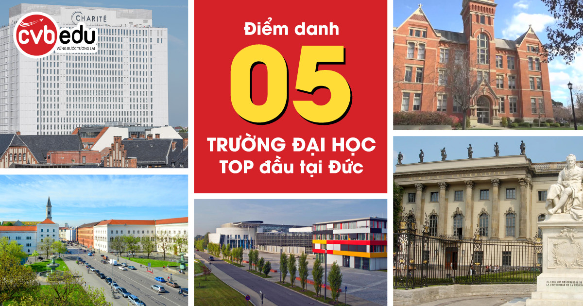 Điểm danh 05 trường đại học TOP đầu tại Đức