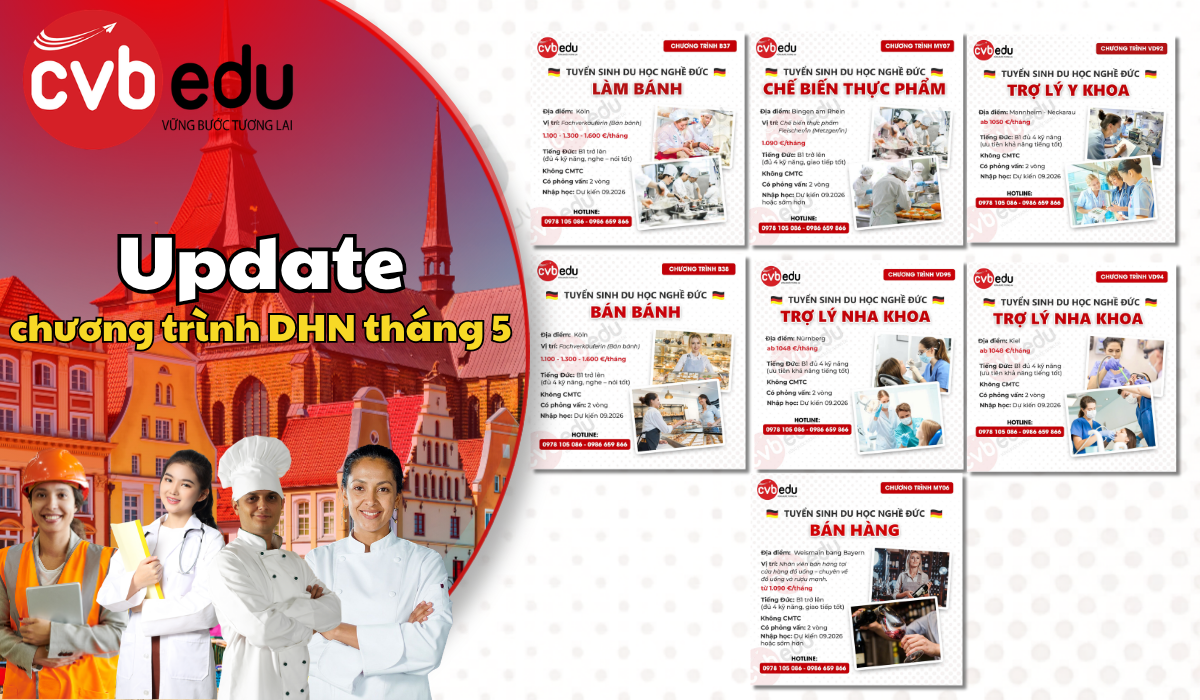 06 CHƯƠNG TRÌNH DU HỌC NGHỀ ĐỨC SIÊU HOT – THÁNG 5/2026