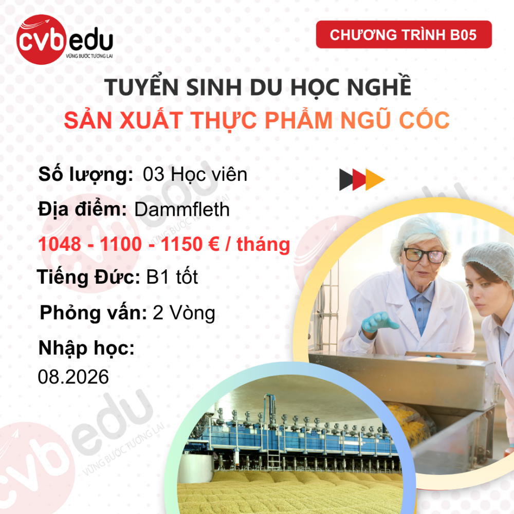 [B05] 03 SẢN XUẤT THỰC PHẨM NGŨ CỐC