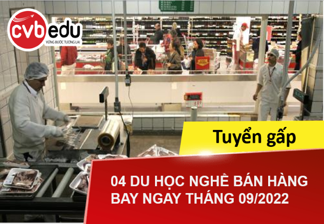 Tuyển gấp 4 nhân viên bán hàng trong cửa hàng thịt