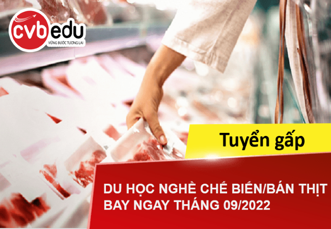 Tuyển Nhân viên chế biến/bán thịt tại Đức