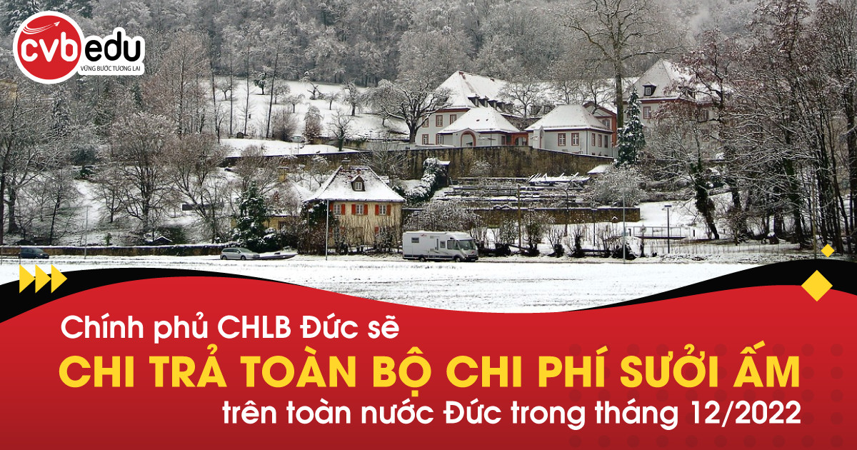 Chính phủ Đức sẽ hỗ trợ chi phí sưởi ấm cho toàn dân trong tháng 12/2022