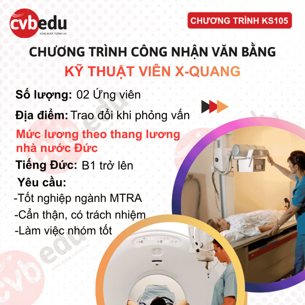 [KS105] 02 KỸ THUẬT VIÊN X-QUANG