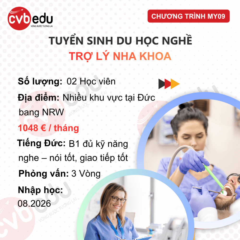 [MY09] 02 TRỢ LÝ NHA KHOA