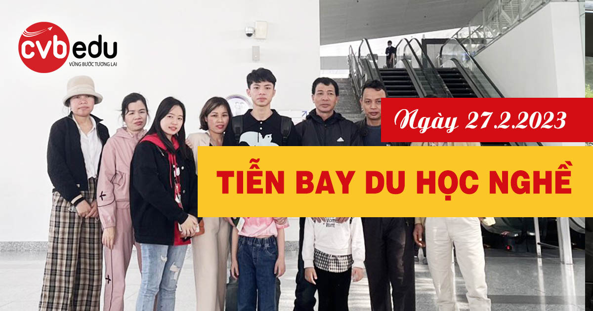 Tiễn bay bạn Dương Văn Hùng theo chương trình du học nghề NHKS