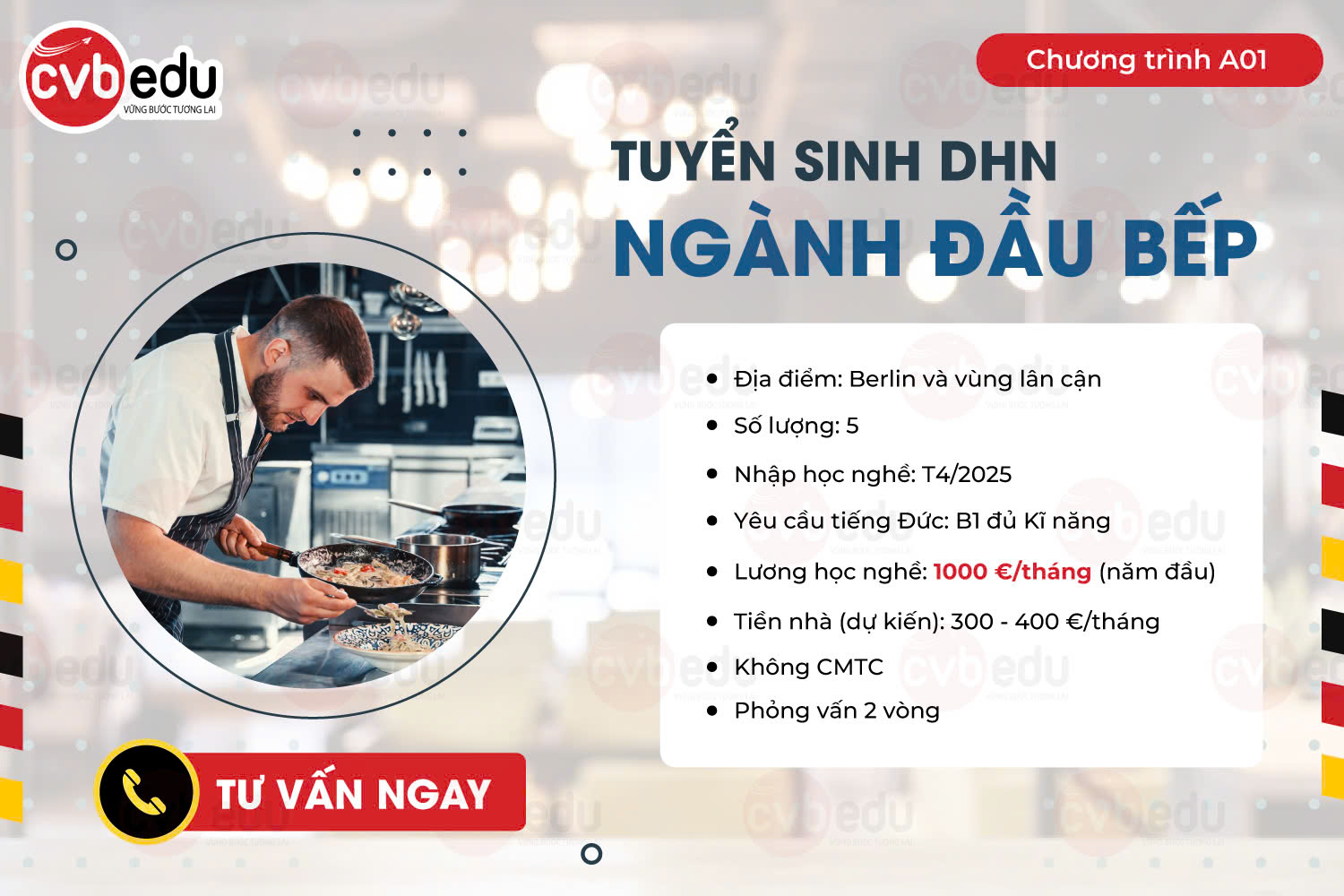 [A01] 05 slot ngành đầu bếp siêu hot