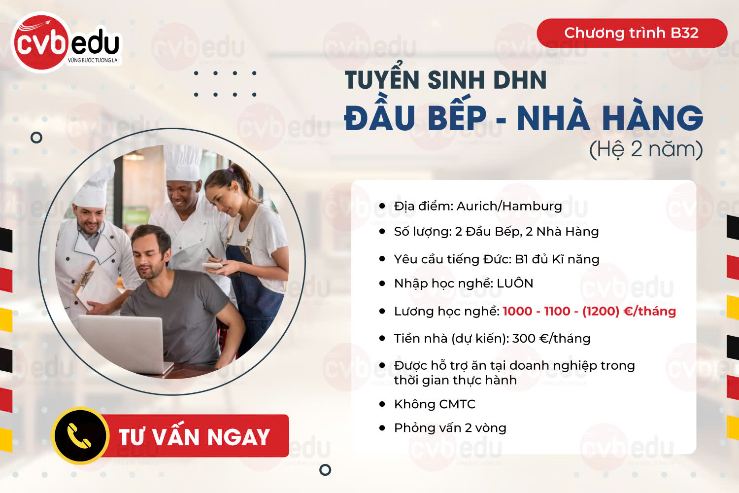 [B32] 2 Đầu bếp, 2 nhà hàng hệ 02 năm