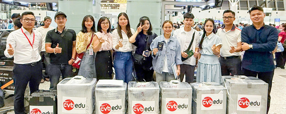 Tiễn bay 03 bạn học viên theo chương trình công nhận văn bằng và du học nghề Đức