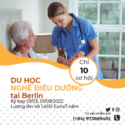 Tuyển 10 điều dưỡng làm việc tại Berlin