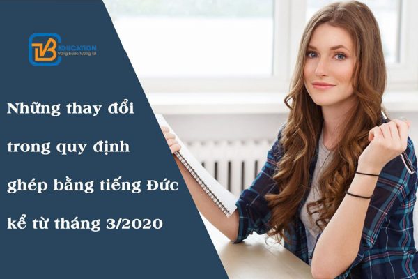 Những thay đổi trong việc ghép chứng chỉ tiếng Đức từ 3/2020