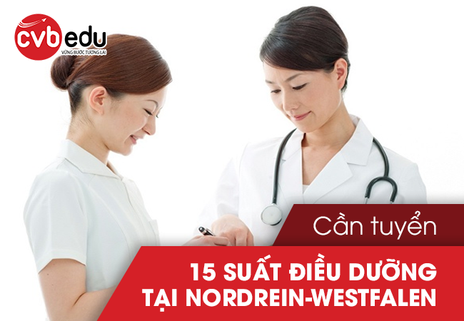 Còn 15 suất điều dưỡng tại Nordrein-Westfalen